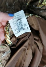 Vintage 90's Quilted Scarf Print Jacket Blazer