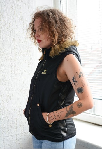 Vintage 90's Black HUMMEL Vest