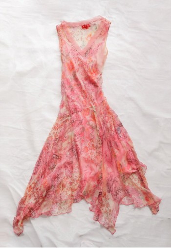 vintage Stylish fairy cottage Summery Watercolor Floral Dress
