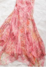 vintage Stylish fairy cottage Summery Watercolor Floral Dress