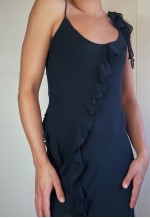 Black Ruffle Dress