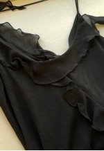 Black Ruffle Dress