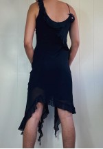 Black Ruffle Dress