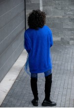 Royal Avantgarde Winter Oversized Jumper Dress with Tulle