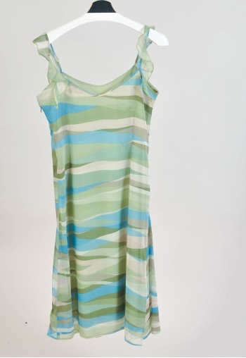 Vintage 00s slip dress in green