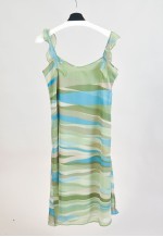 Vintage 00s slip dress in green
