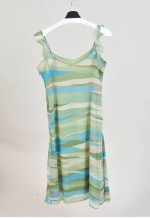 Vintage 00s slip dress in green