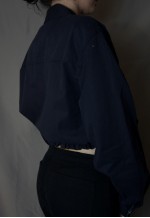 Dark blue shirt/bomber