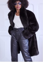 Faux fur coat Emmanuelle Khanh