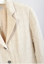 Vintage Premium 00s linen blazer jacket