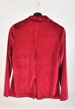 Vintage 00s velvet jacket in maroon