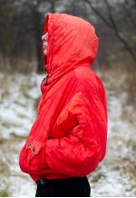 Vintage 90s Unique Winter Oversized Puffer Jacket in Orange
