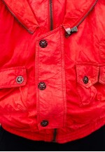 Vintage 90s Unique Winter Oversized Puffer Jacket in Orange