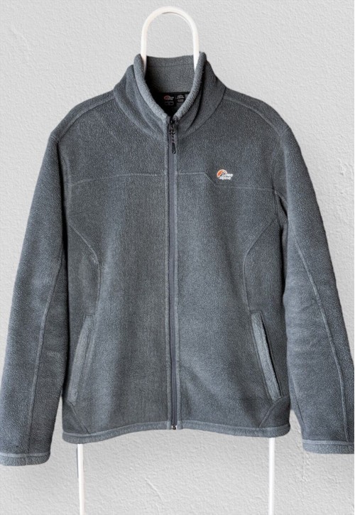 Lowe Alpine Grey Polartec Fleece Jacket Womens XL