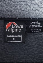 Lowe Alpine Grey Polartec Fleece Jacket Womens XL