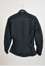 vintage 00s motorcycle racer jacket in black