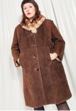 Vintage Shearling Coat 70s Penny Lane leather jacket