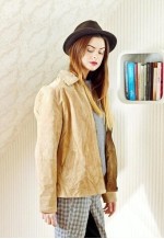 Sand camel colour vintage jacket