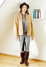 Sand camel colour vintage jacket