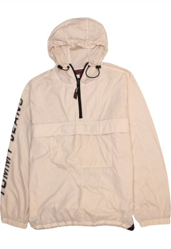 Vintage 90's Windbreaker Hooded Quarter Zip